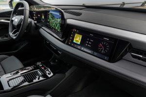 Audi Q6 e-tron passenger screen