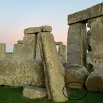 The Altar Stone at Stonehenge.