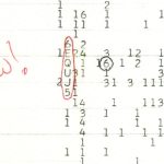 The Wow! signal represented as "6EQUJ5".