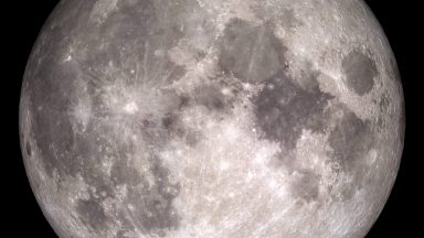 Image of the face of the Moon.