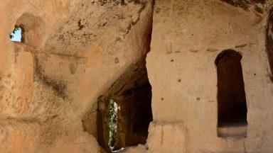 View of cave site