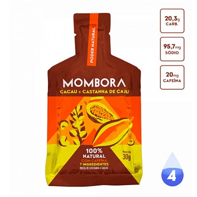 GEL MOMBORA - CACAU E CASTANHA 30g