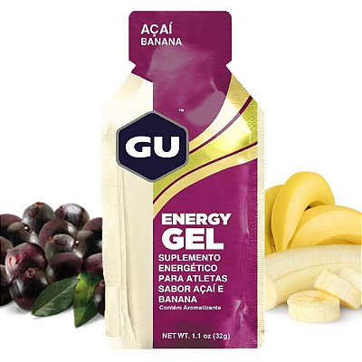 GEL GU ENERGY - AÇAÍ COM BANANA 32g