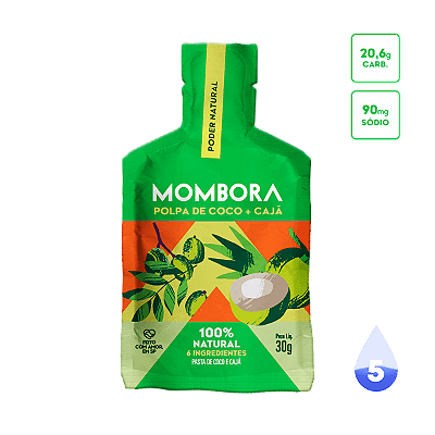 GEL MOMBORA - POLPA DE COCO E CAJÁ 30g