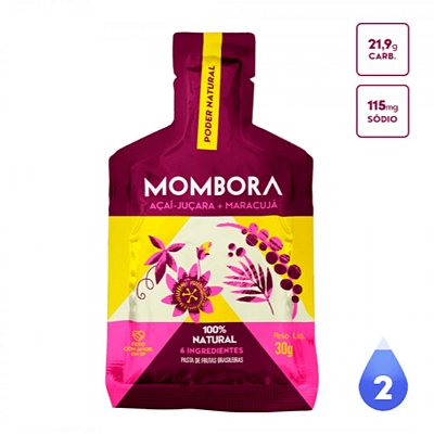 GEL MOMBORA - AÇAÍ-JUÇARA E MARACUJÁ 30g