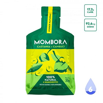 GEL MOMBORA - CASTANHA DE CAJU E CAMBUCI  30g