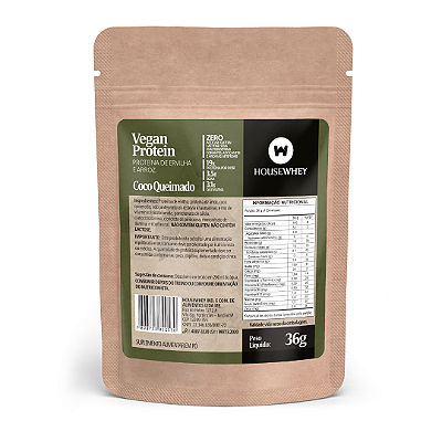 SACHÊ VEGAN PROTEIN COCO QUEIMADO - 36g