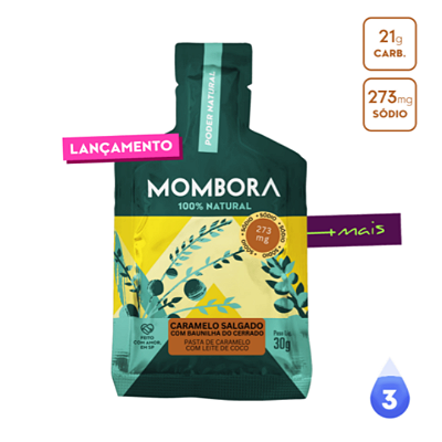 GEL MOMBORA - CARAMELO SALGADO COM BAUNILHA DO CERRADO - 30G