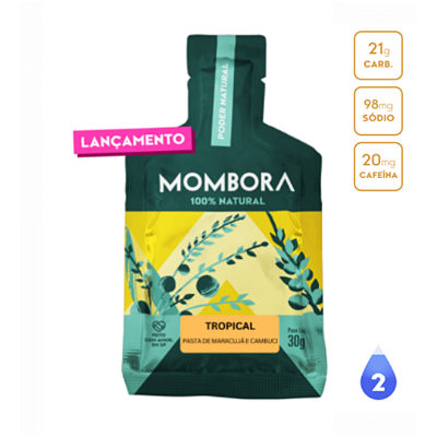 GEL MOMBORA - TROPICAL - Maracujá e Cambuci 30g