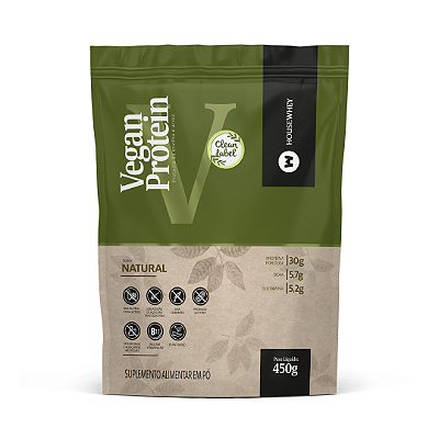 VEGAN PROTEIN NATURAL - POUCHE - 450g