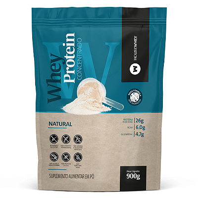 WHEY PROTEIN CONCENTRADO - SABOR NATURAL - 900g