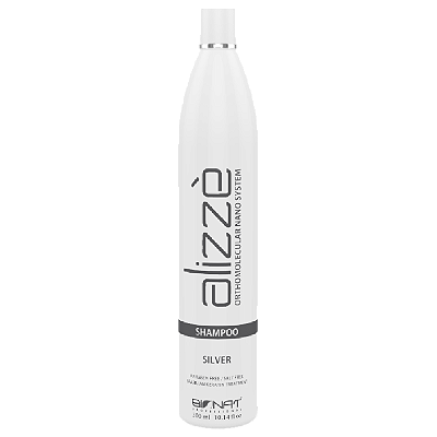 Shampoo para Cabelos Loiros, Brancos e/ou Grisalhos 300ml - Silver Alizzè