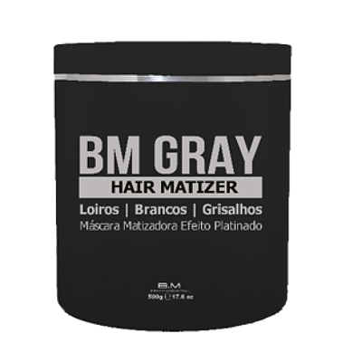 Máscara Matizadora Black Efeito Platinado 500g - Bm Professional