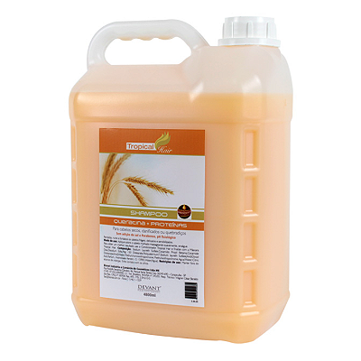 Shampoo Queratina para Cabelos Secos/Danificados/Quebradiços 4,8L - Tropical Hair