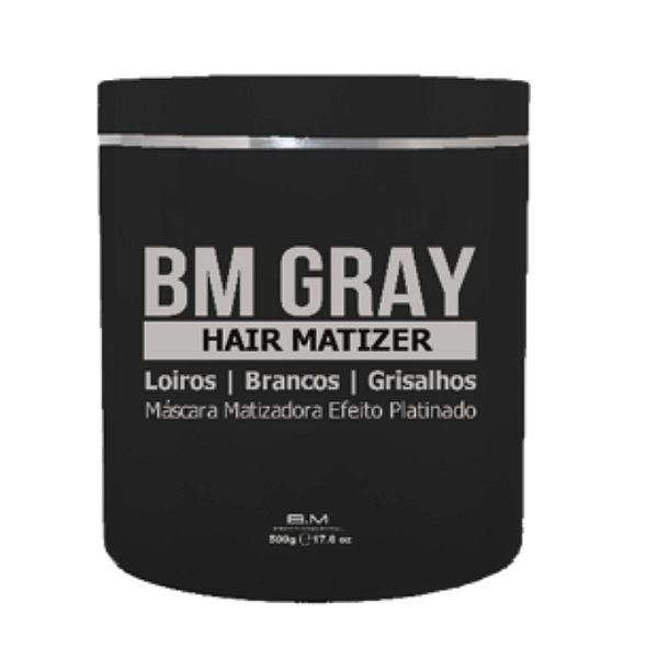 Máscara Matizadora Black Efeito Platinado 500g - Bm Professional