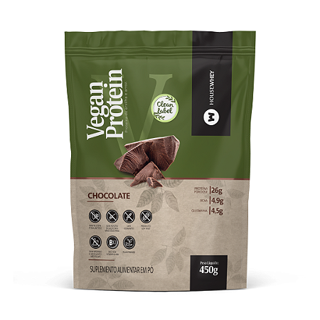 VEGAN PROTEIN CHOCOLATE - POUCHE - 450g