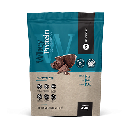 WHEY PROTEIN CONCENTRADO - CHOCOLATE - 450g