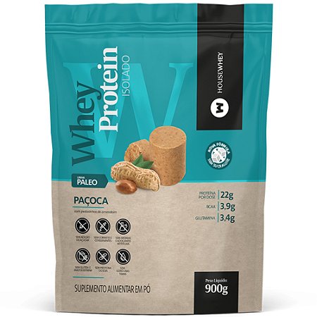 WHEY PROTEIN ISOLADO - PAÇOCA - 900g