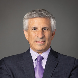 Lawyer in suit posing for headshot