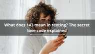 What does 143 mean in texting? The secret love code explained