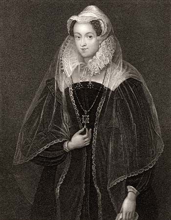 Mary, Queen of Scots, engraving, 1849.