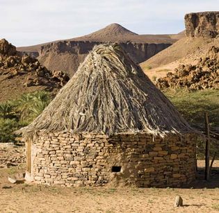 Mauritania: hut