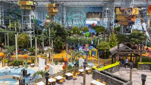 theme-park rides at the Mall of America