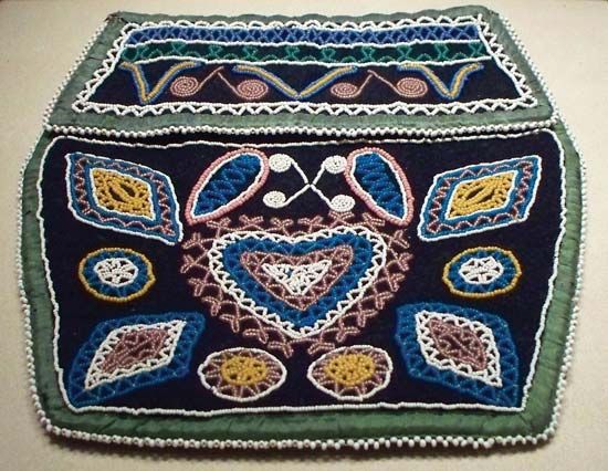 Mi'kmaq beaded bag