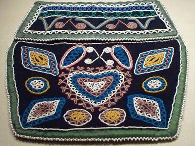 Mi'kmaq beaded bag