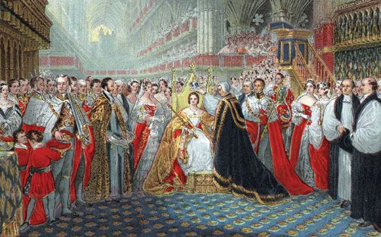 coronation of Queen Victoria