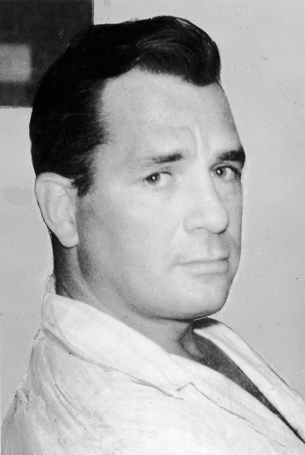 American novelist, poet, and leader of the Beat movement, Jack Kerouac, c. 1965.