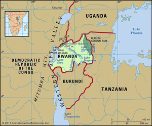 Physical features of Rwanda