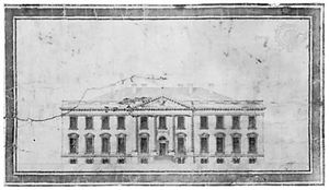 White House, drawing by James Hoban