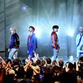 South Korean music group BTS performs onstage during the 2017 American Music Awards at Microsoft Theater on November 19, 2017 in Los Angeles, California. (K-pop, K pop, music, boy bands)