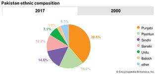 Pakistan: Ethnic composition