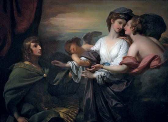 Benjamin West: Helen Brought to Paris