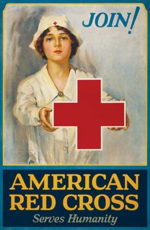 American Red Cross: recruitment poster