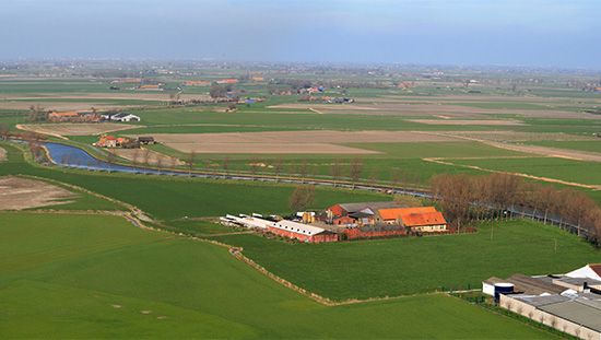 Yser River; land reclamation