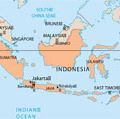 indonesia bee country map