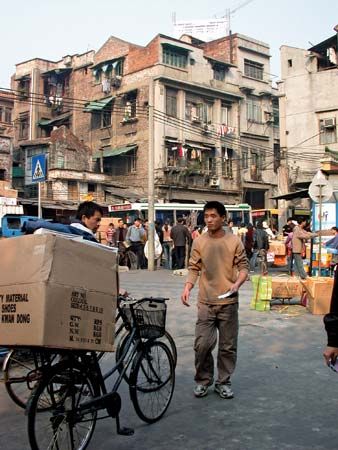 street scene in Guangzhou