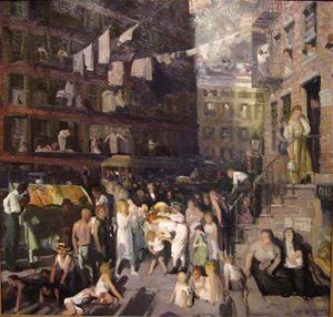 Bellows, George Wesley: Cliff Dwellers