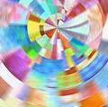 Colorful abstract painting composition, illustration, futurism, futurist, art movement, arts and entertainment