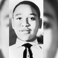 Murder victim Emmett Till, undated photo. (African-Americans, civil rights)