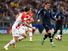 Antoine Griezmamm of France kicks the ball during the FIFA 2018 World Cup in the finals match between France and Croatia at Luzhniki Stadium, Moscow, Russia, July 15, 2018. (soccer, football, sports)