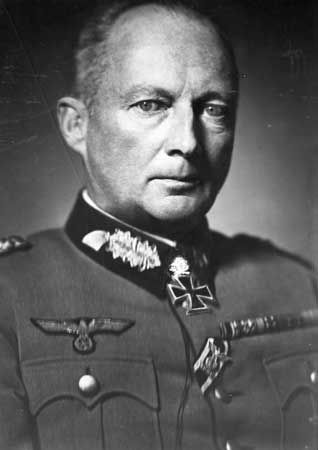 Günther von Kluge, German field marshal during World War II.