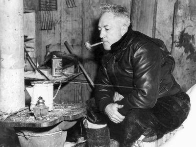 Richard E. Byrd in Antarctica, 1947.