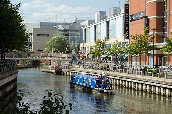 River Kennet at Reading, England