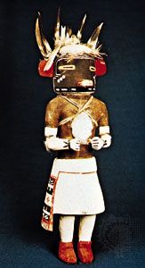 Hopi kachina of Laqán, the squirrel spirit