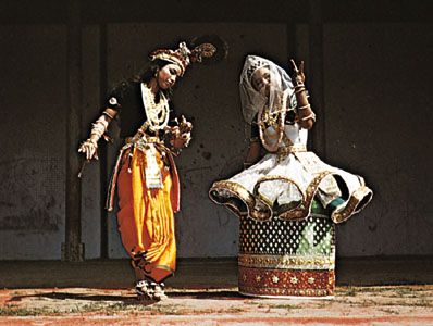 manipuri-style dance