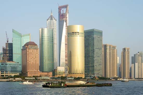 Pudong financial district